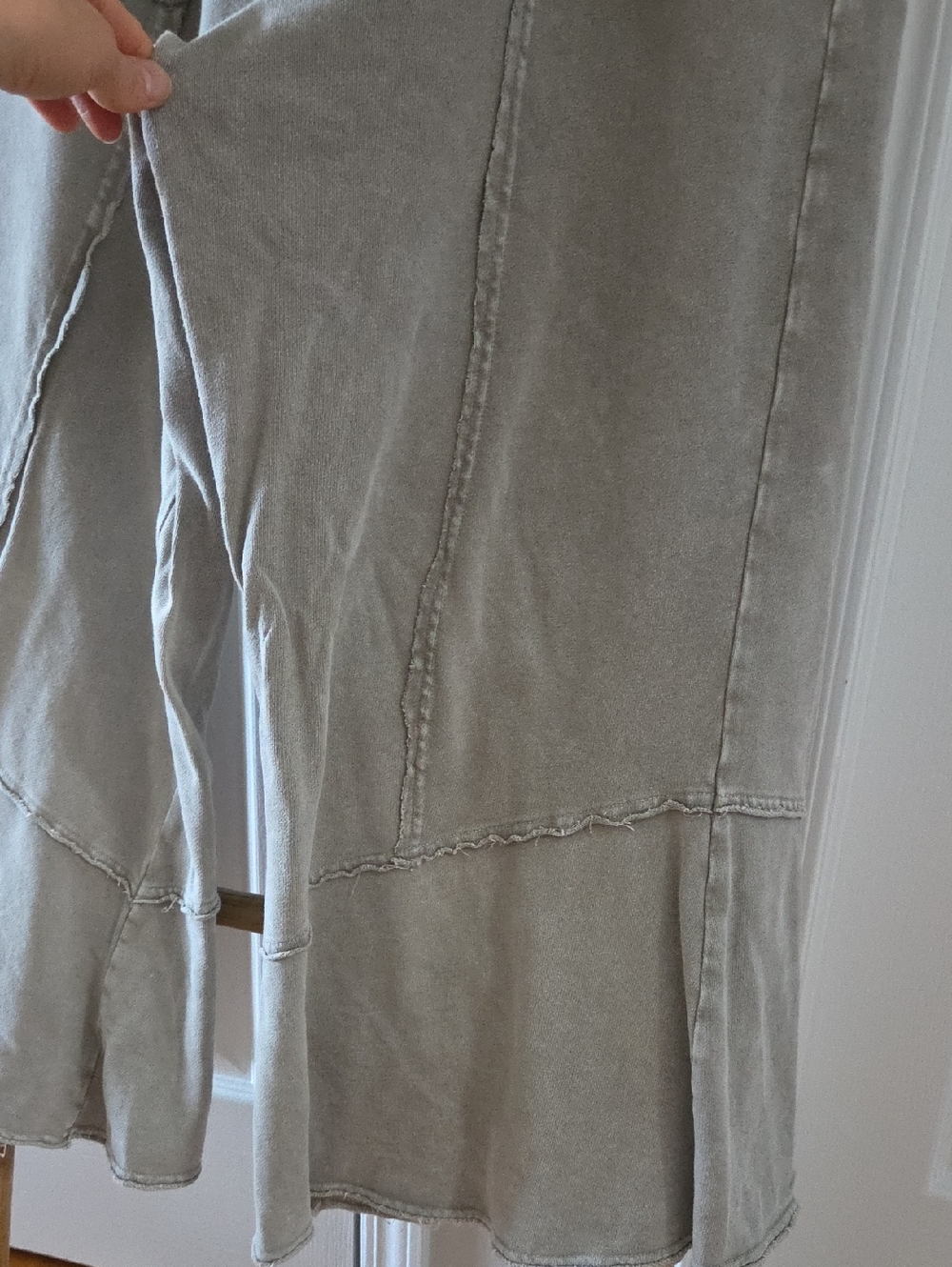 Easel "Feeling Good" Mineral Wash Cotton Distressed Pants Medium - Picture 13 of 17